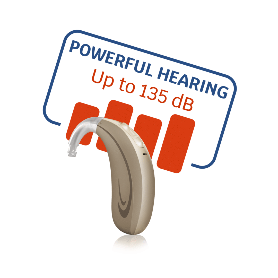 מכשיר שמיעה עוצמתי ביורת מתאים לירידות שמיעה קשות