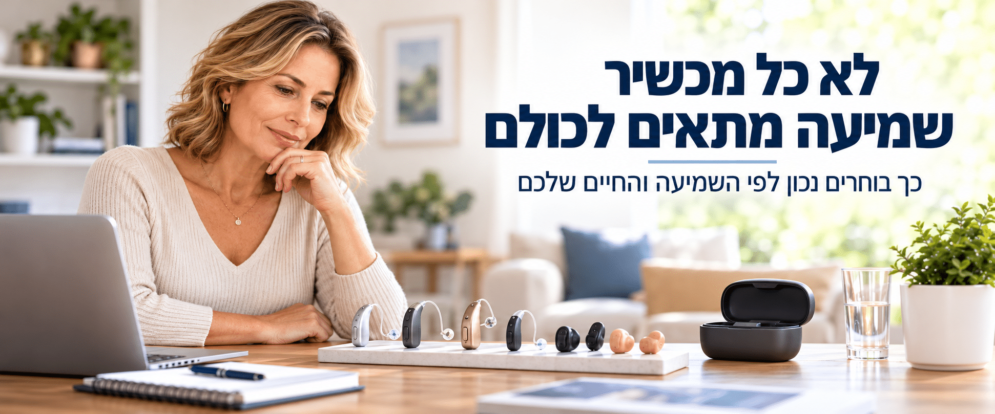 לא כל מכשיר שמיעה מתאים לך - למדו איך בוחרים מכשיר שמיעה מומלץ ונכון