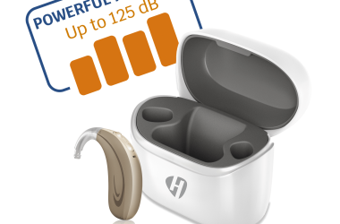 מכשיר שמיעה נטען עוצמתי